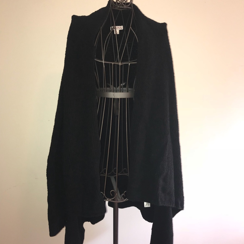 Black cardigan